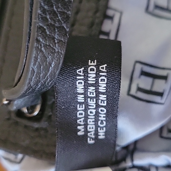 HEATHER'S CLOSET Leather Logo Small hand bag, NWT - Picture 10 of 14